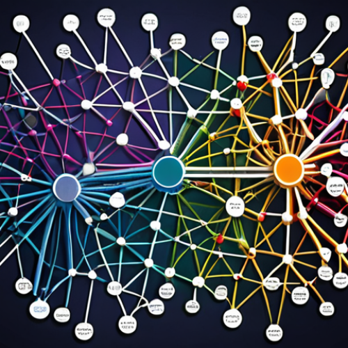 Home 11 **
A vibrant network graph visualizing Facebook friend connections. Nodes represent individuals, and edges show relationships, highlighting clusters and key influencers. The style is modern and clean, resembling a subway map but with social connections instead of train lines.
**