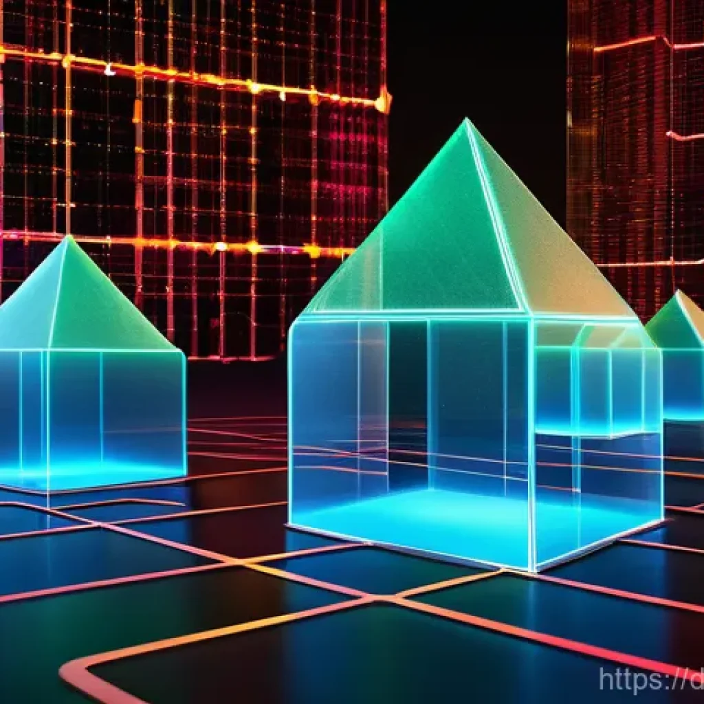 로그 데이터 분석을 위한 그래프 데이터베이스 활용 - A vibrant, futuristic digital environment where multiple abstract AI agents, each distinct in color ...