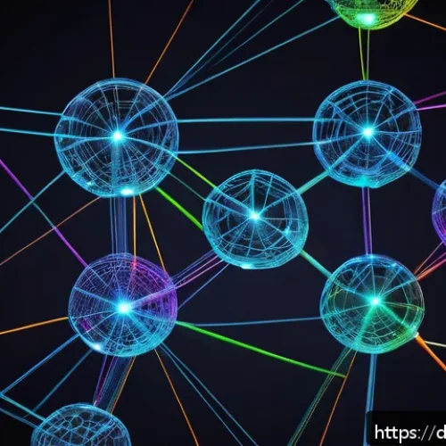Home 30 그래프 데이터베이스의 데이터 저장 방식 - A detailed visualization of a graph database structure showing interconnected nodes and edges, each ...